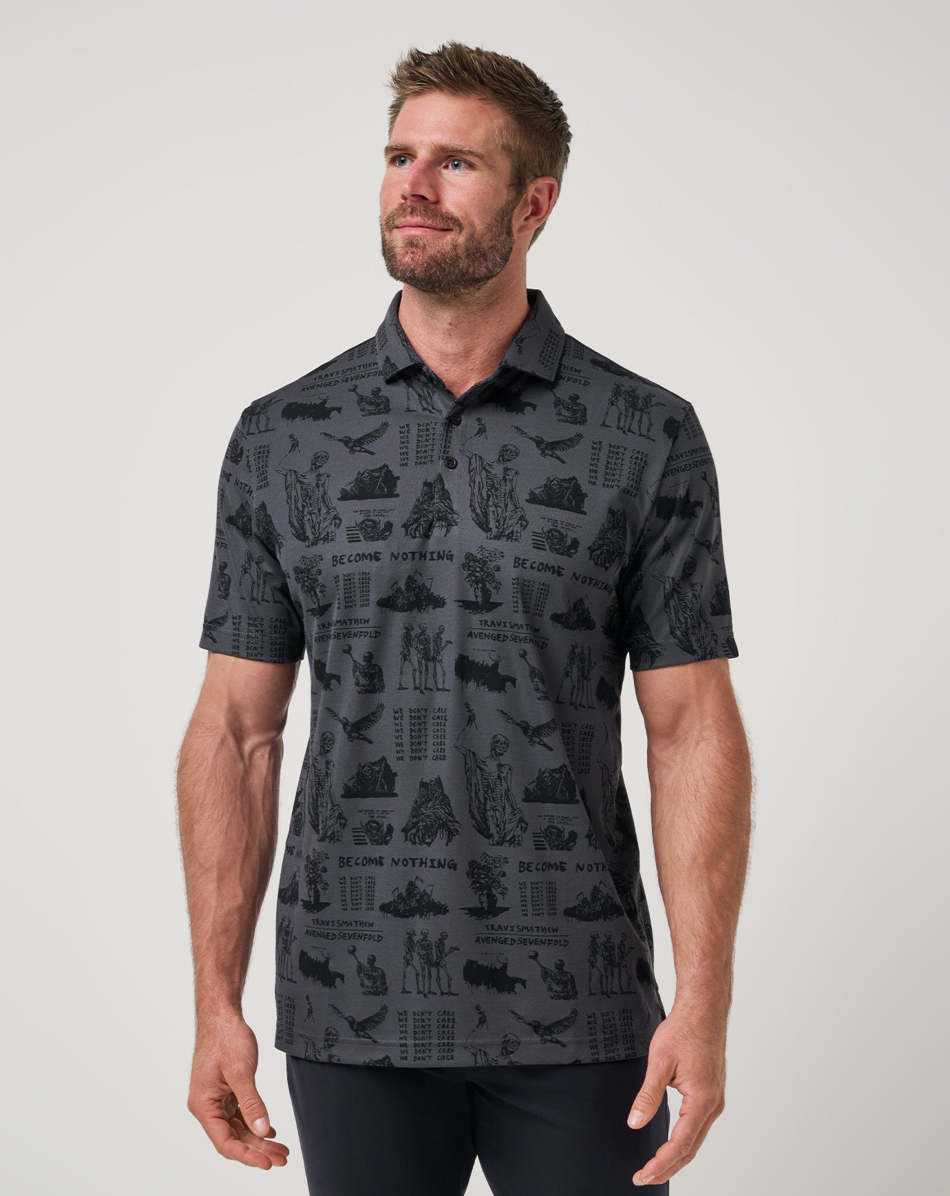 Sound Check Polo Men/Grey/Black