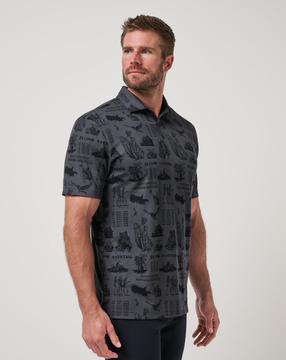 Sound Check Polo Men/Grey/Black