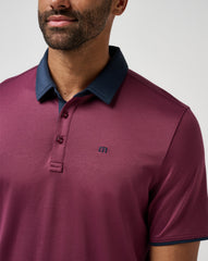 Home Game Polo Men|New/Mauve Wine