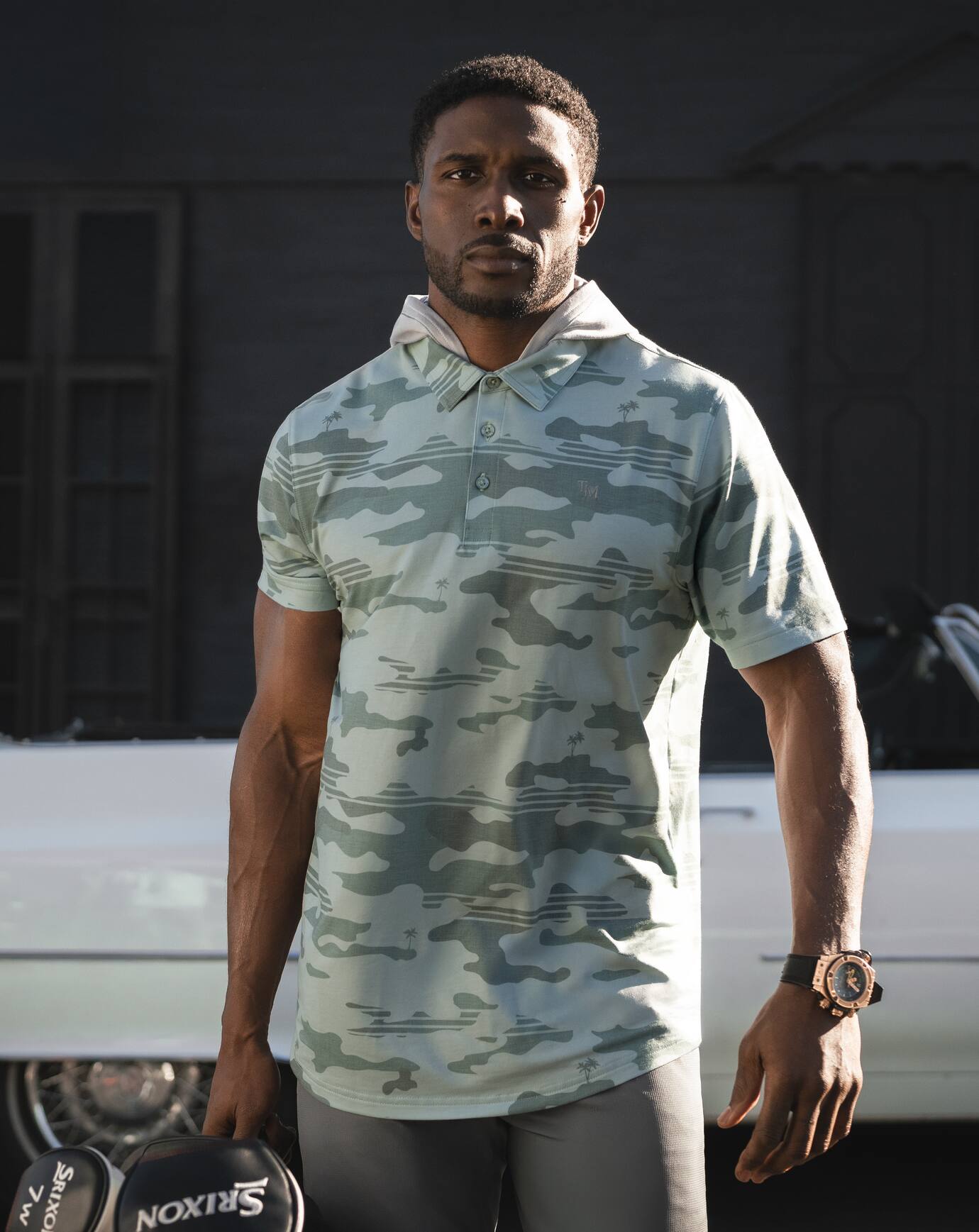 Featherweight Stealth Polo Men|New/Gray Mist