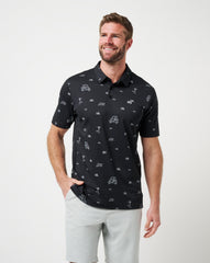 Golf Sucks Polo Men|Golf/Black