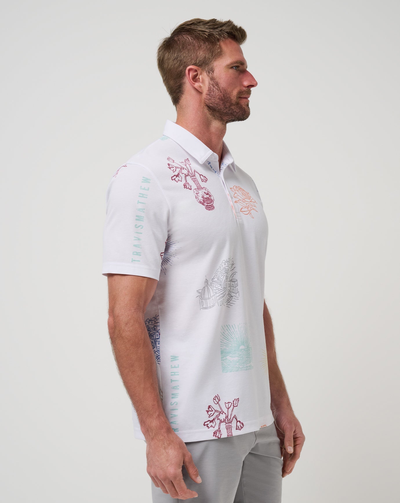 Passport Polo Men/White