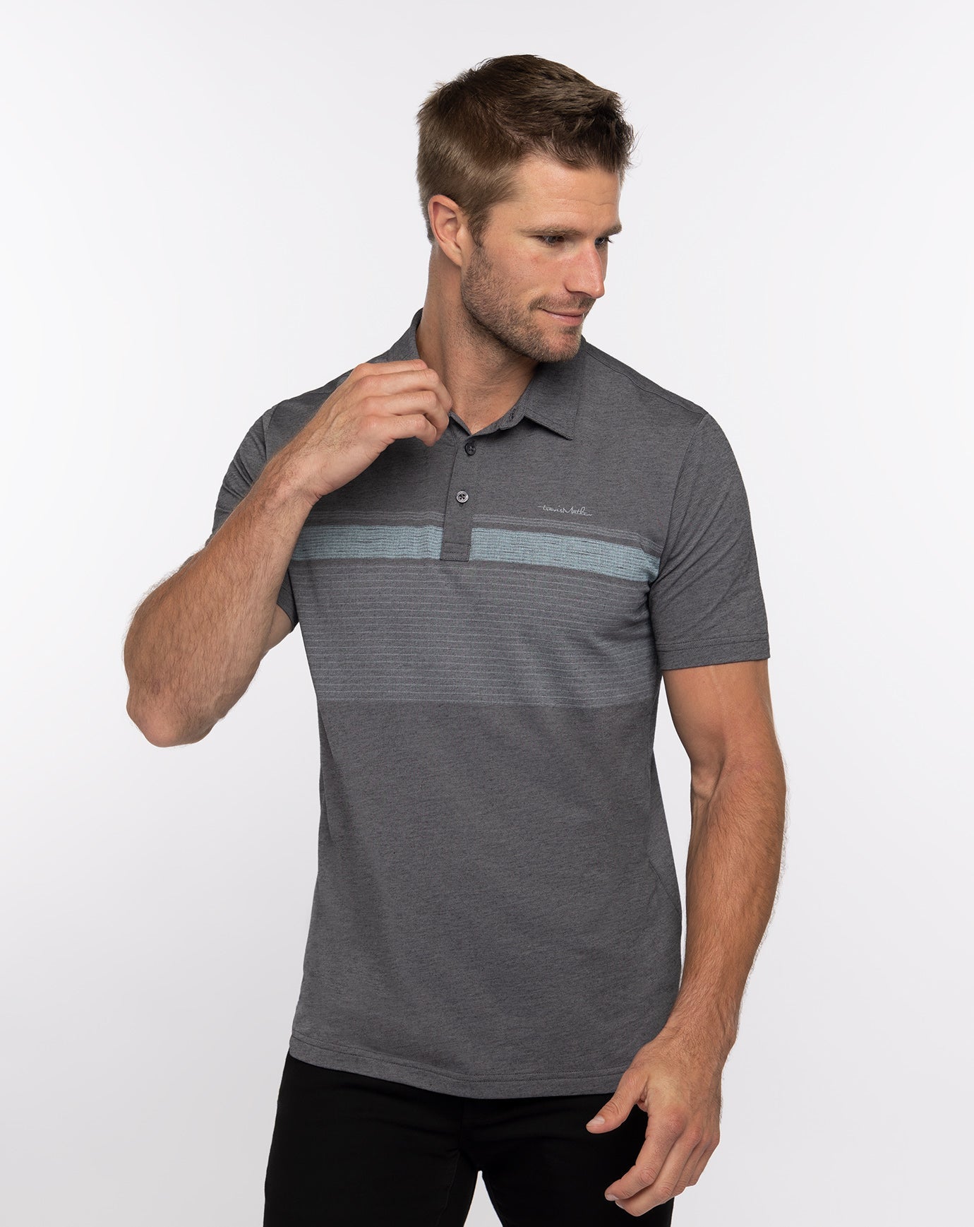 Endless Horizon Polo Men/Heather Dark Grey