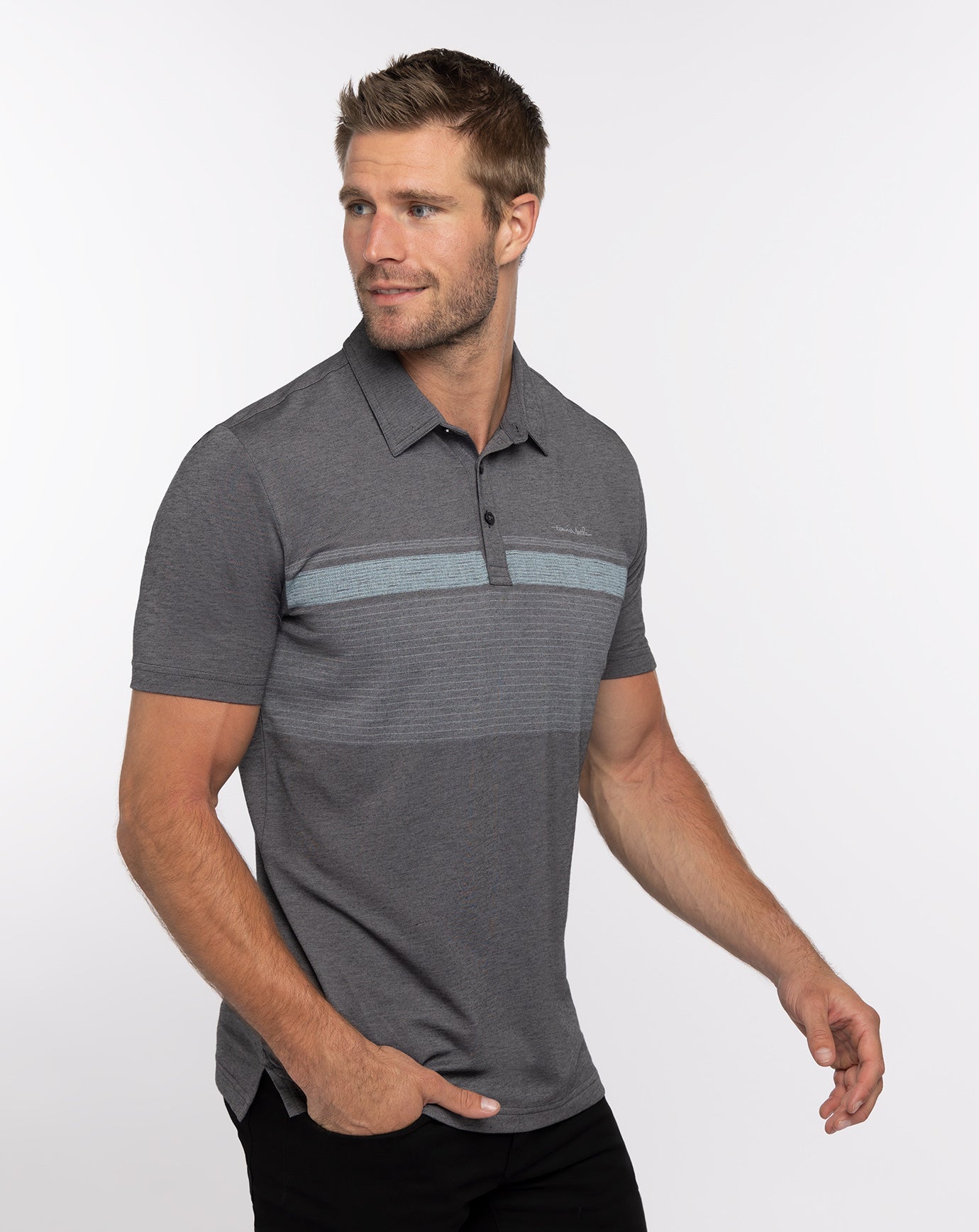 Endless Horizon Polo Men/Heather Dark Grey