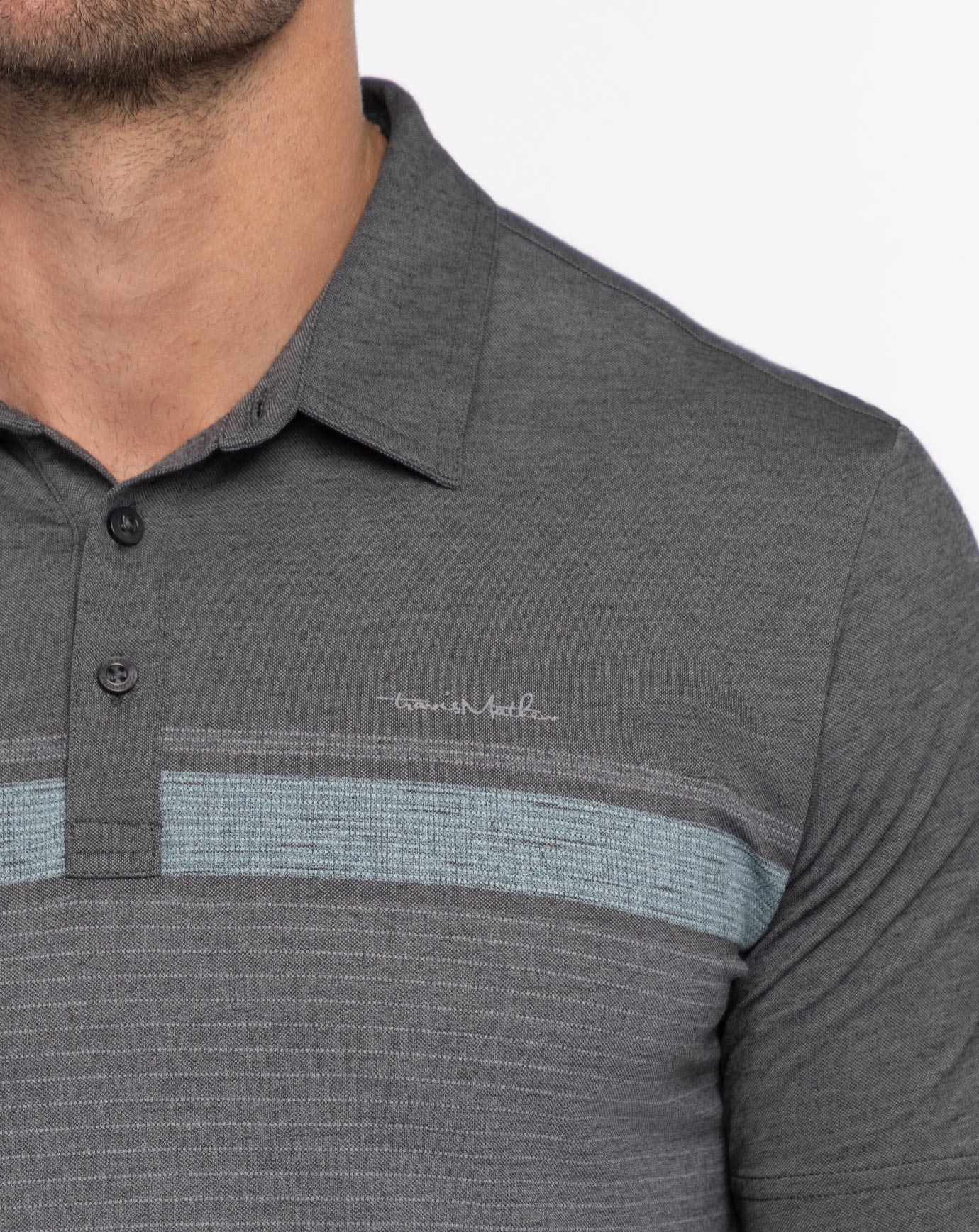 Endless Horizon Polo Men/Heather Dark Grey