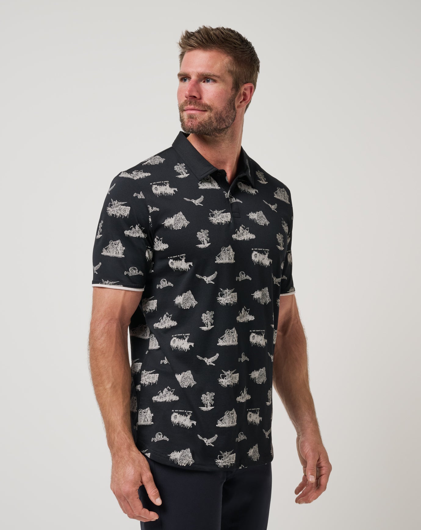 City Of Evil Polo Men/Black