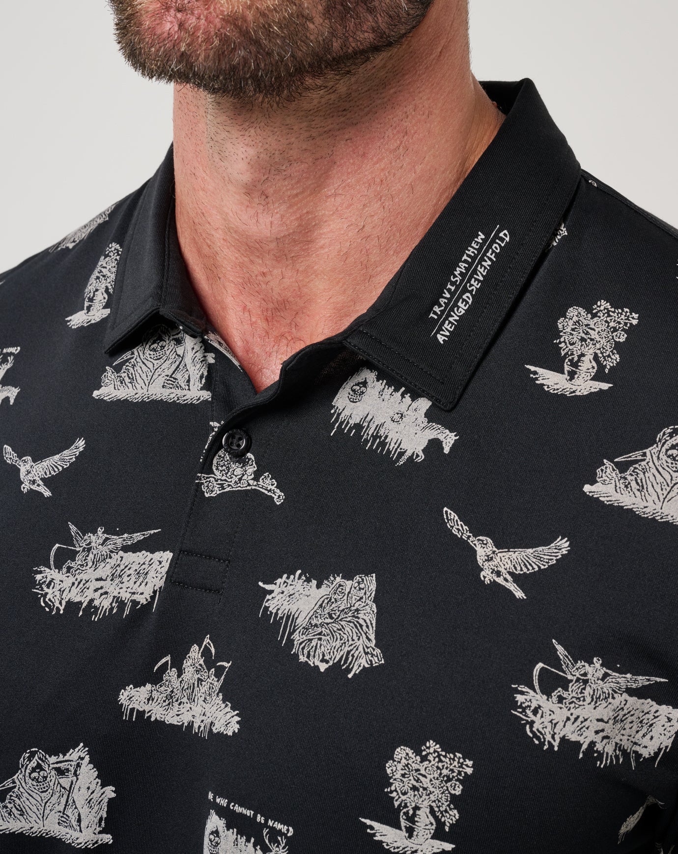 City Of Evil Polo Men/Black