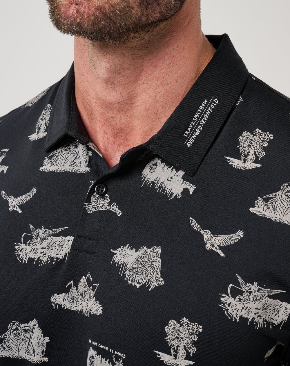 City Of Evil Polo Men/Black