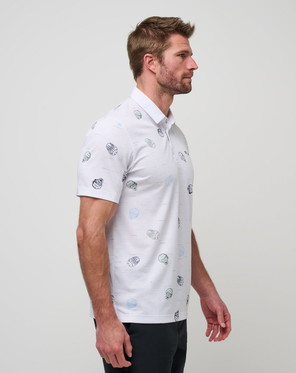 Mitts Off Polo Men|New/White