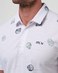 Mitts Off Polo Men|New/White