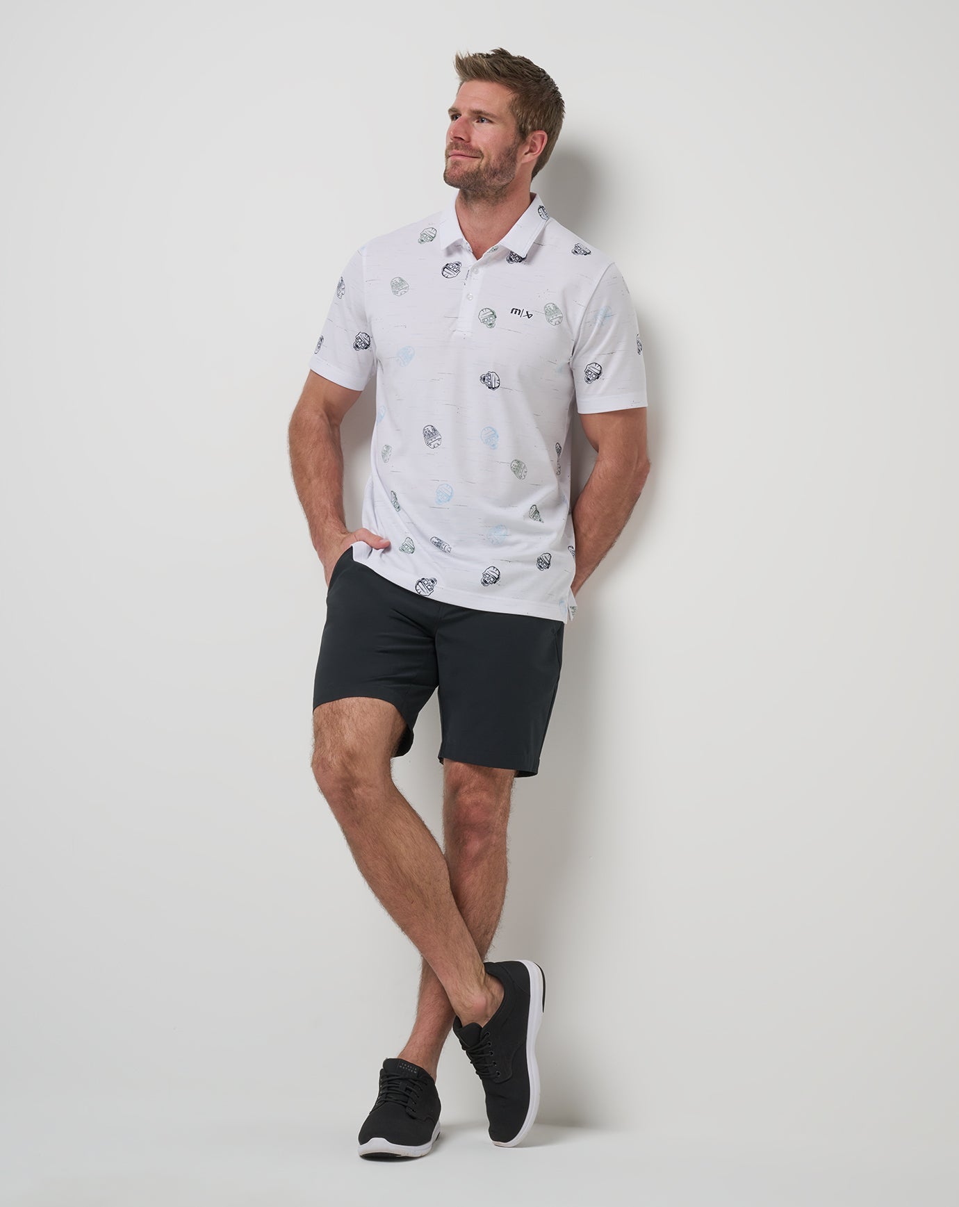 Mitts Off Polo Men|New/White
