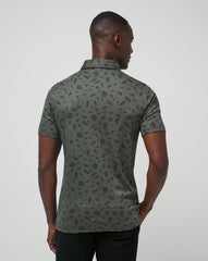 Magma Melt Polo Men/Dark Olive