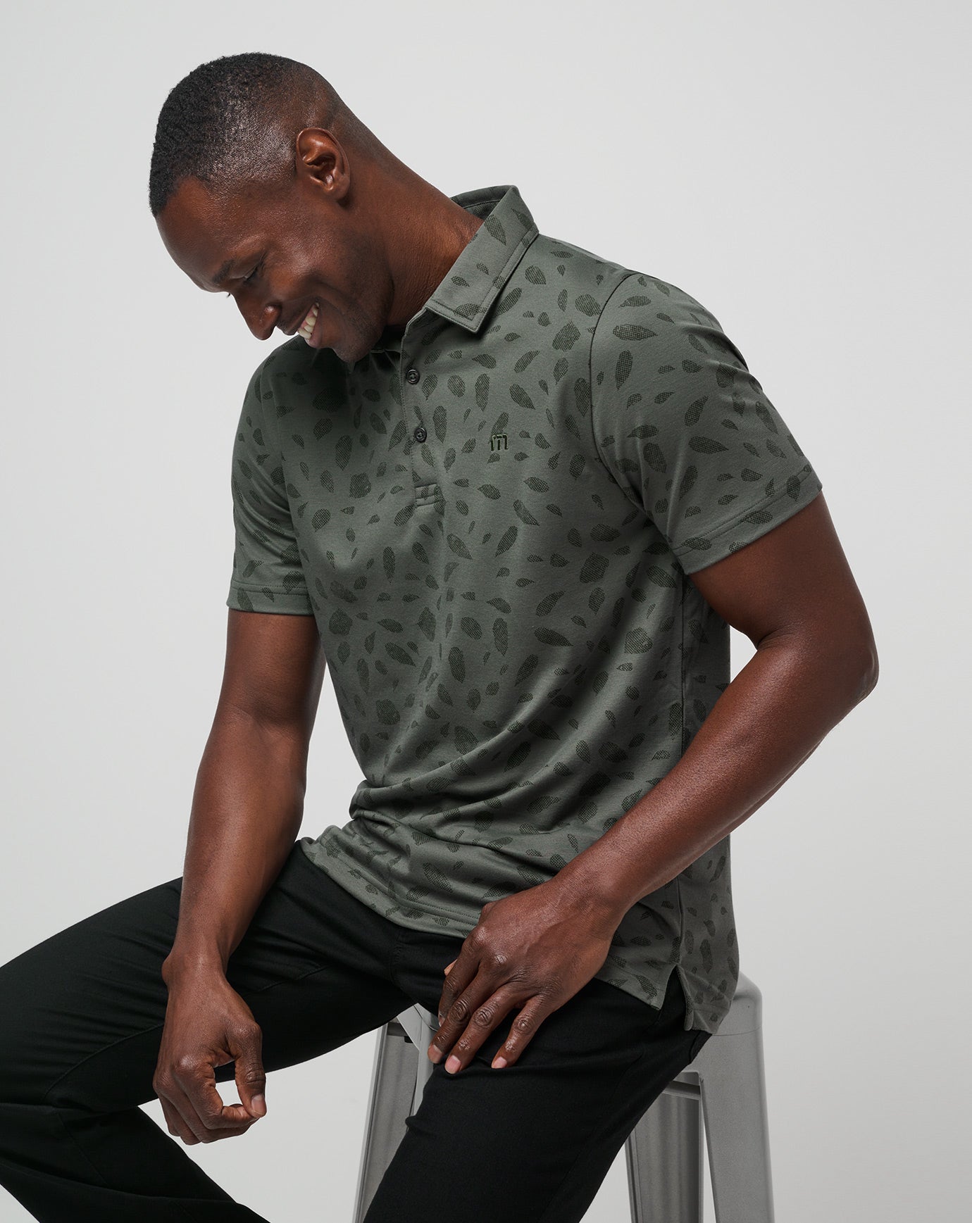 Magma Melt Polo Men/Dark Olive