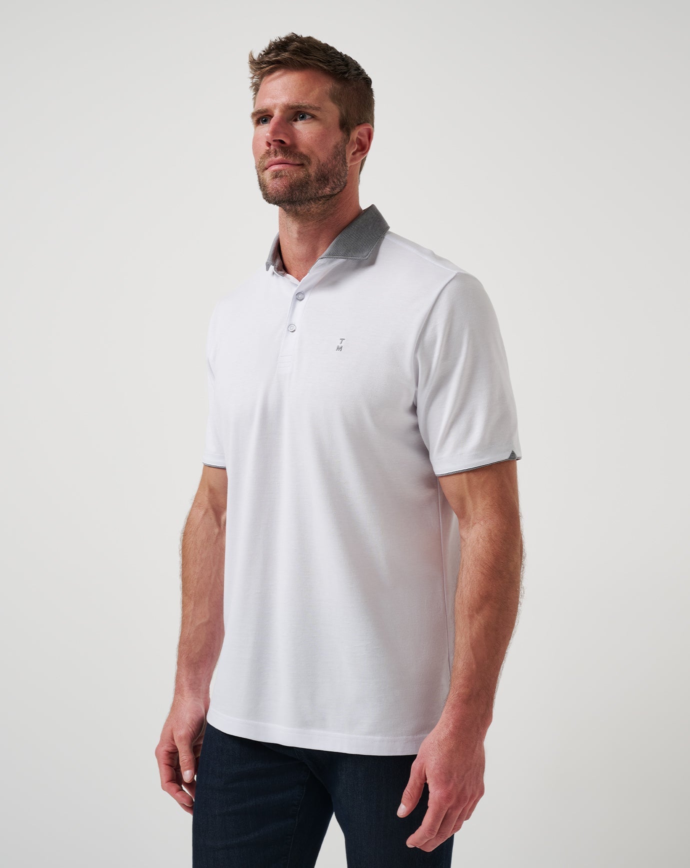 Reservation Number Polo Men|Golf/White