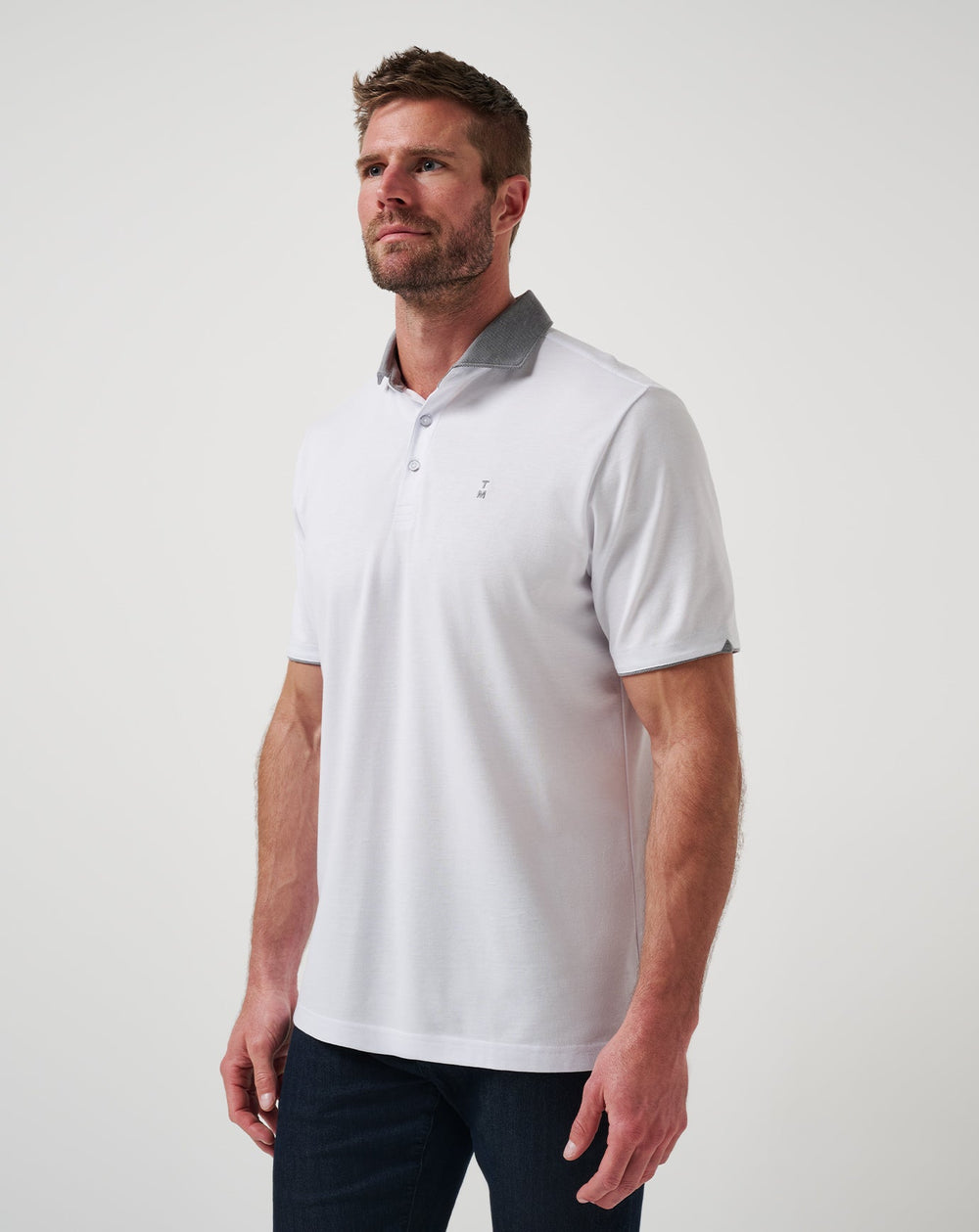 Reservation Number Polo Men|Golf/White