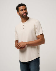 Cloud Henley Tee Men/Italian Sand