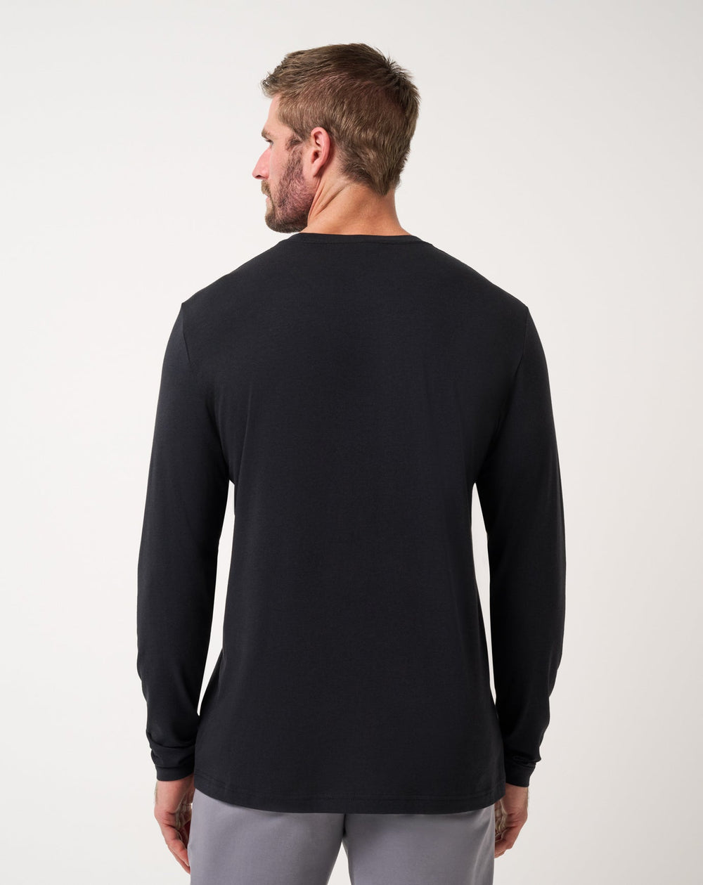 Cloud Crew Long Sleeve Tee Men/Black