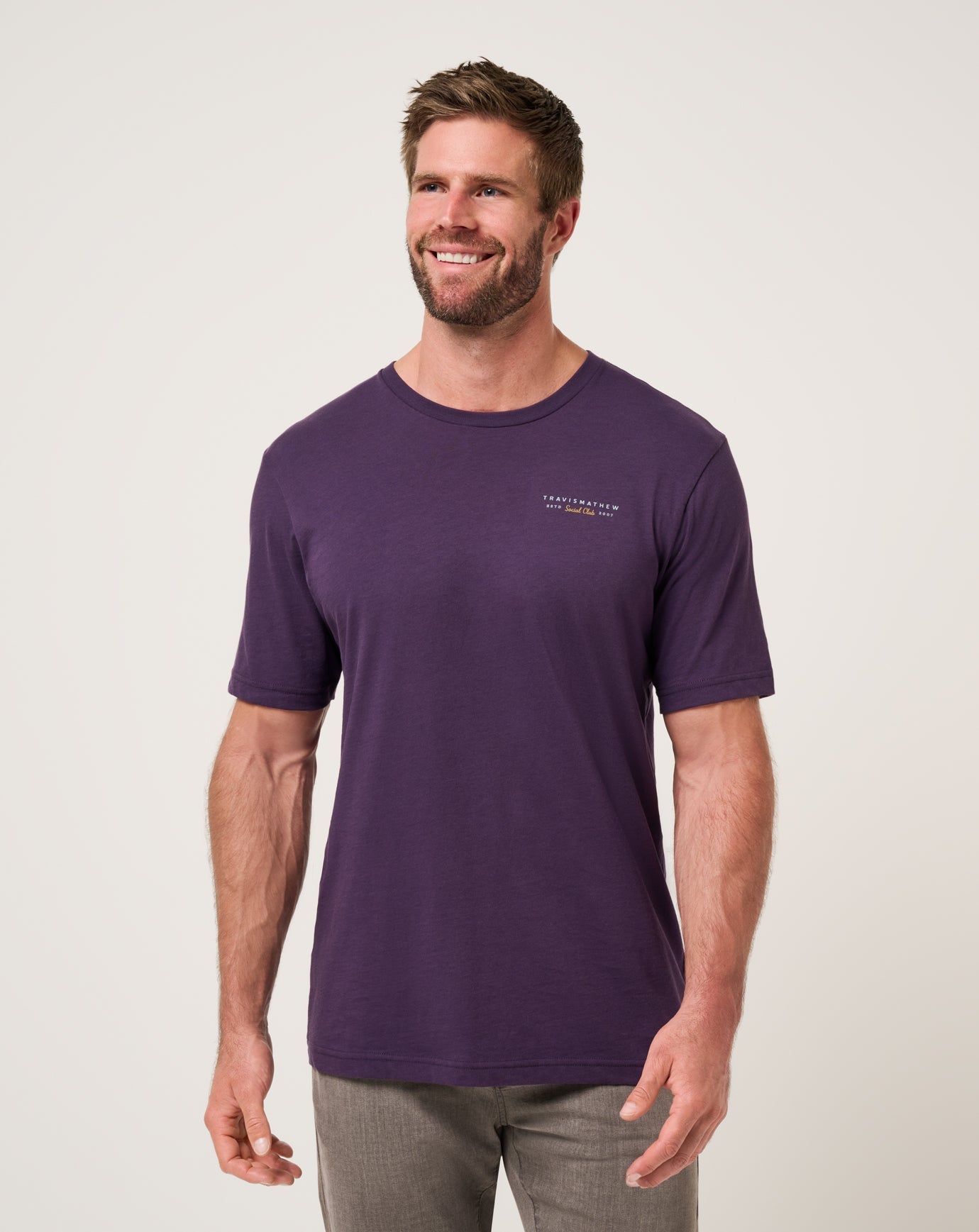 Social Hour Tee Men/Purple Velvet