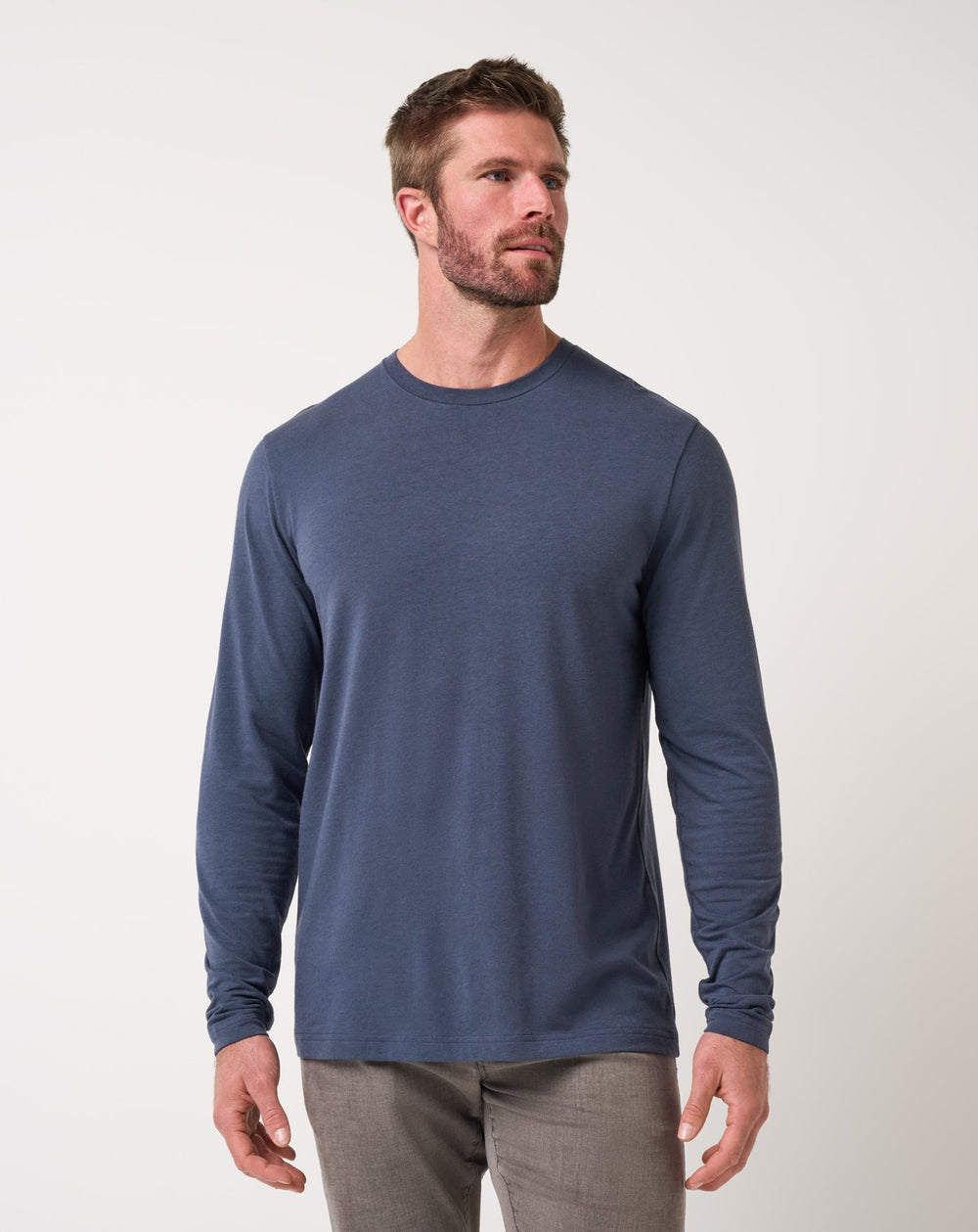 Cloud Crew Long Sleeve Tee Men/Blue Nights