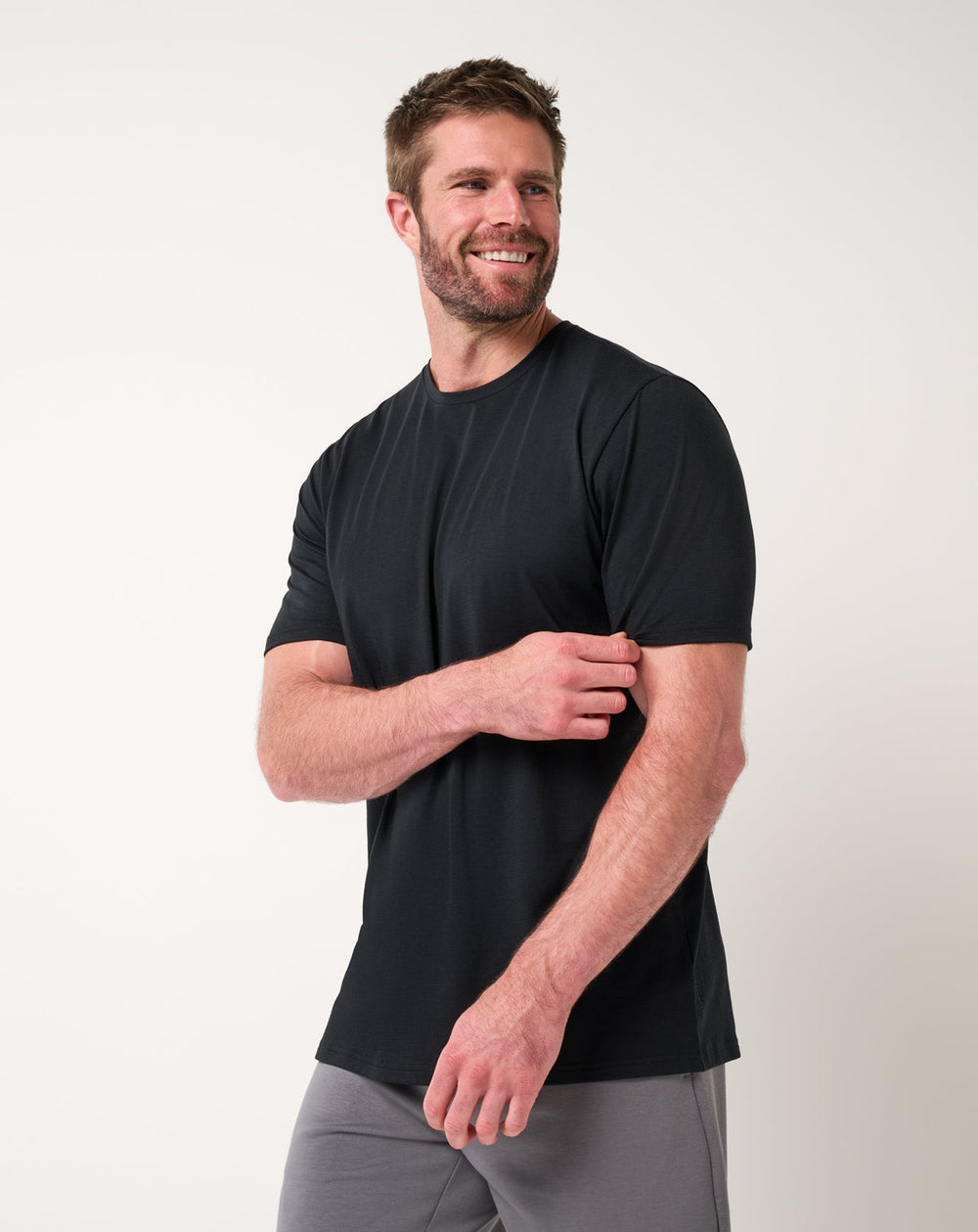 Performance Jersey Tee Men/Black