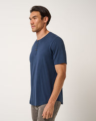 Cloud Henley Tee Men/Total Eclipse