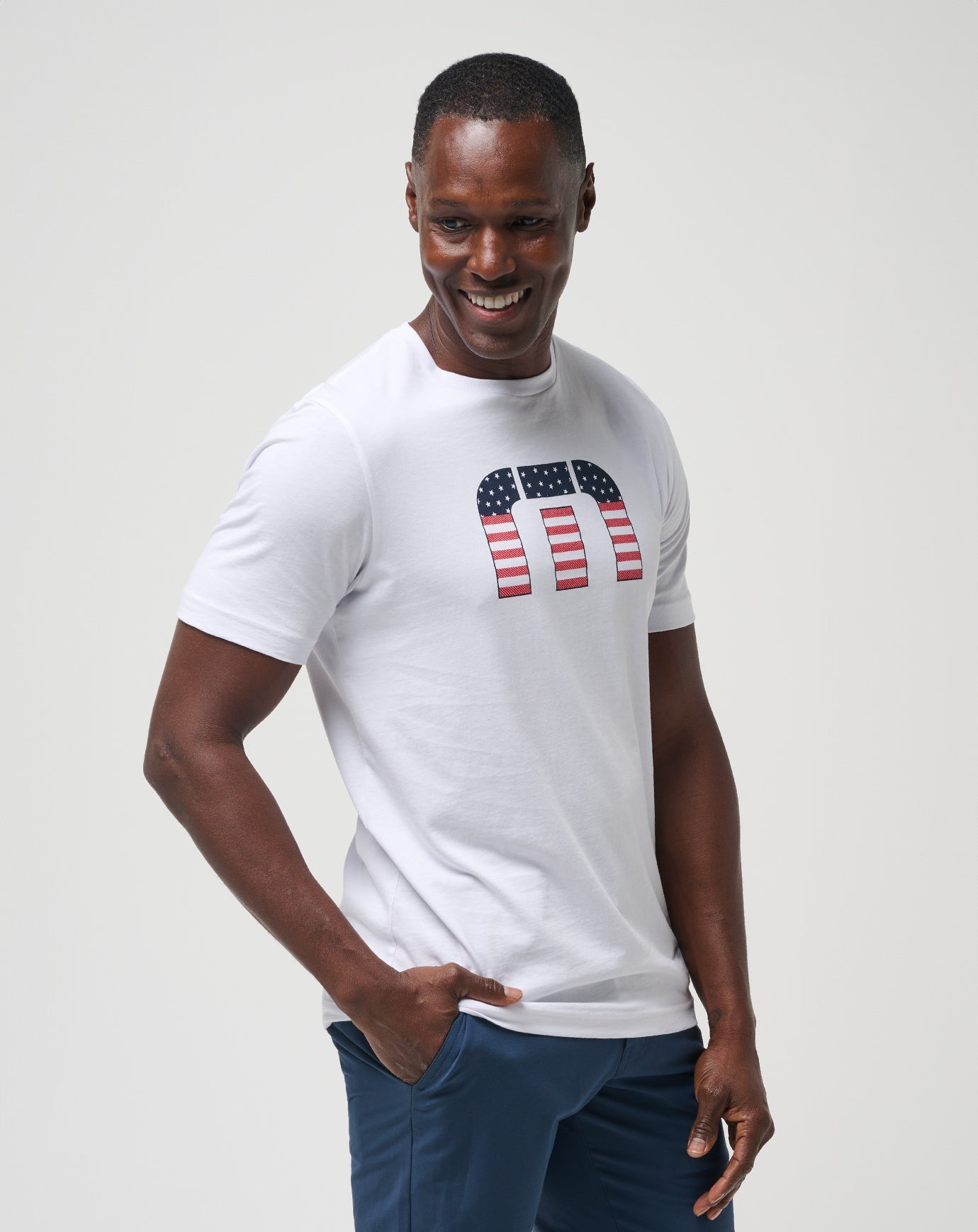 Star Bright Tee Men/White