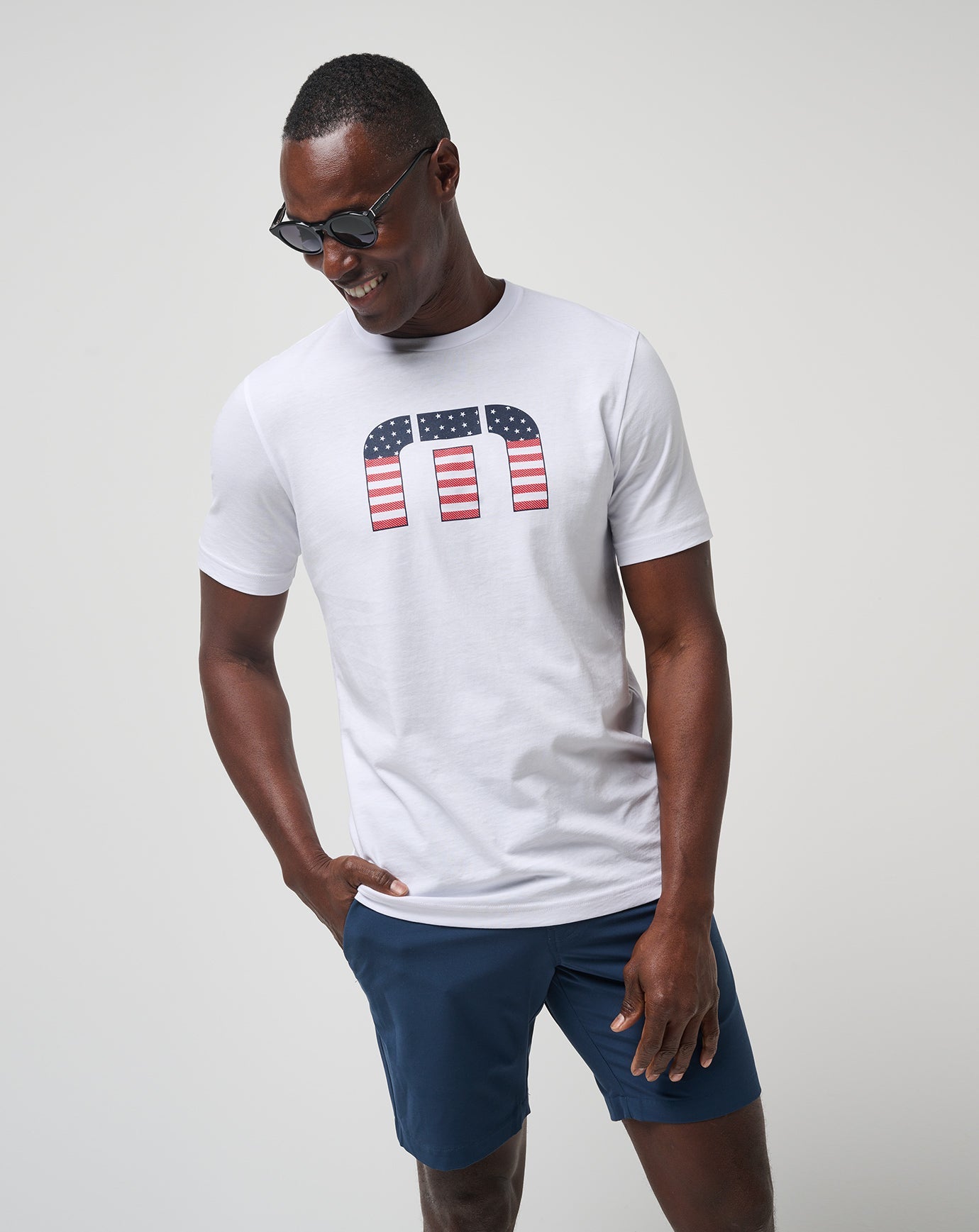 Star Bright Tee Men/White