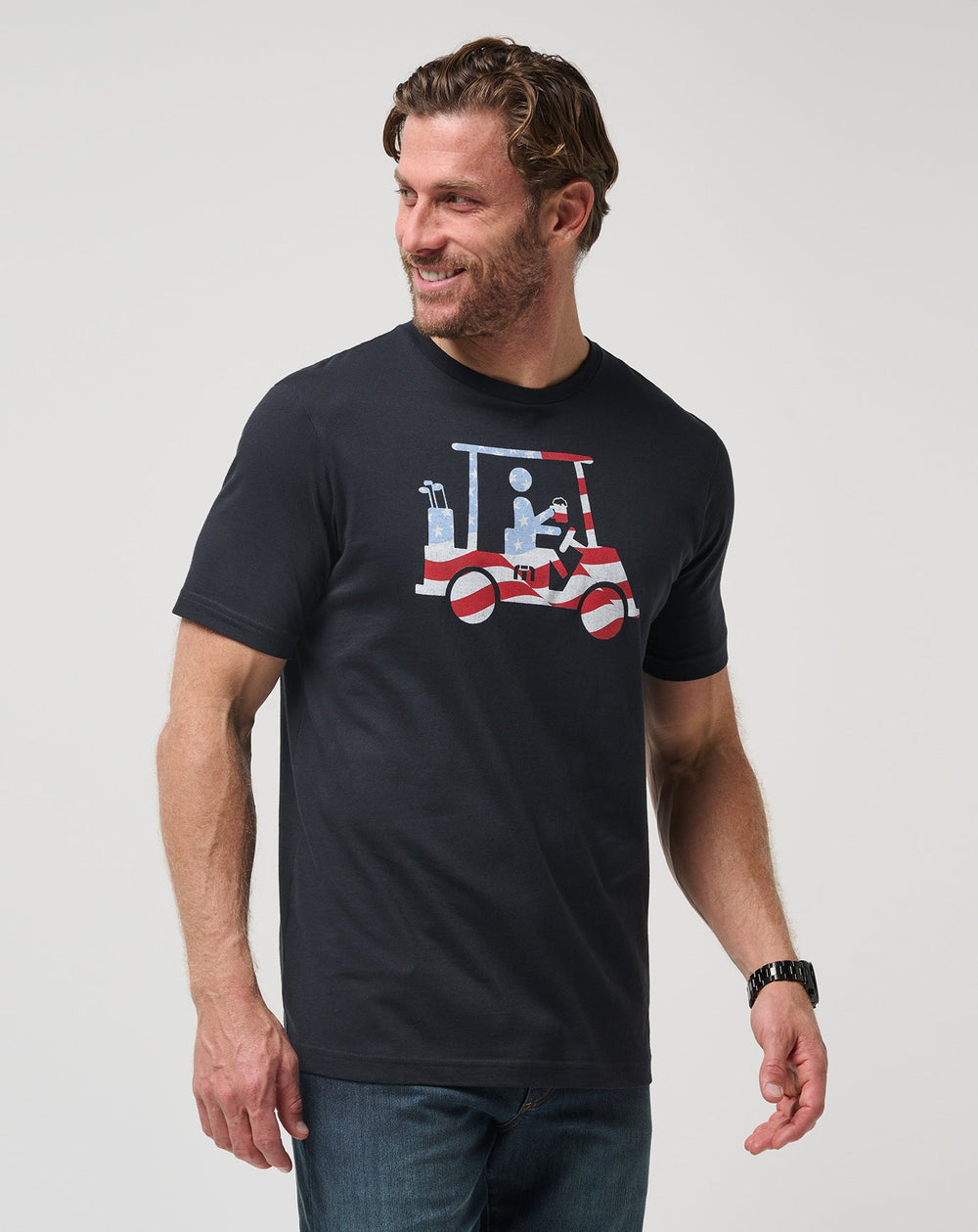 Five K Day Tee Men/Black