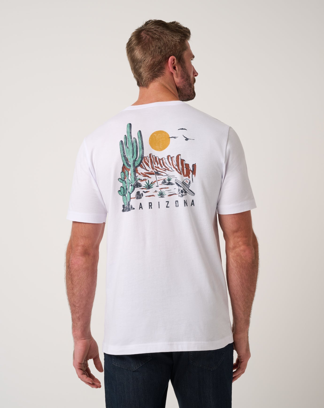 Mesa Views Tee Men/White