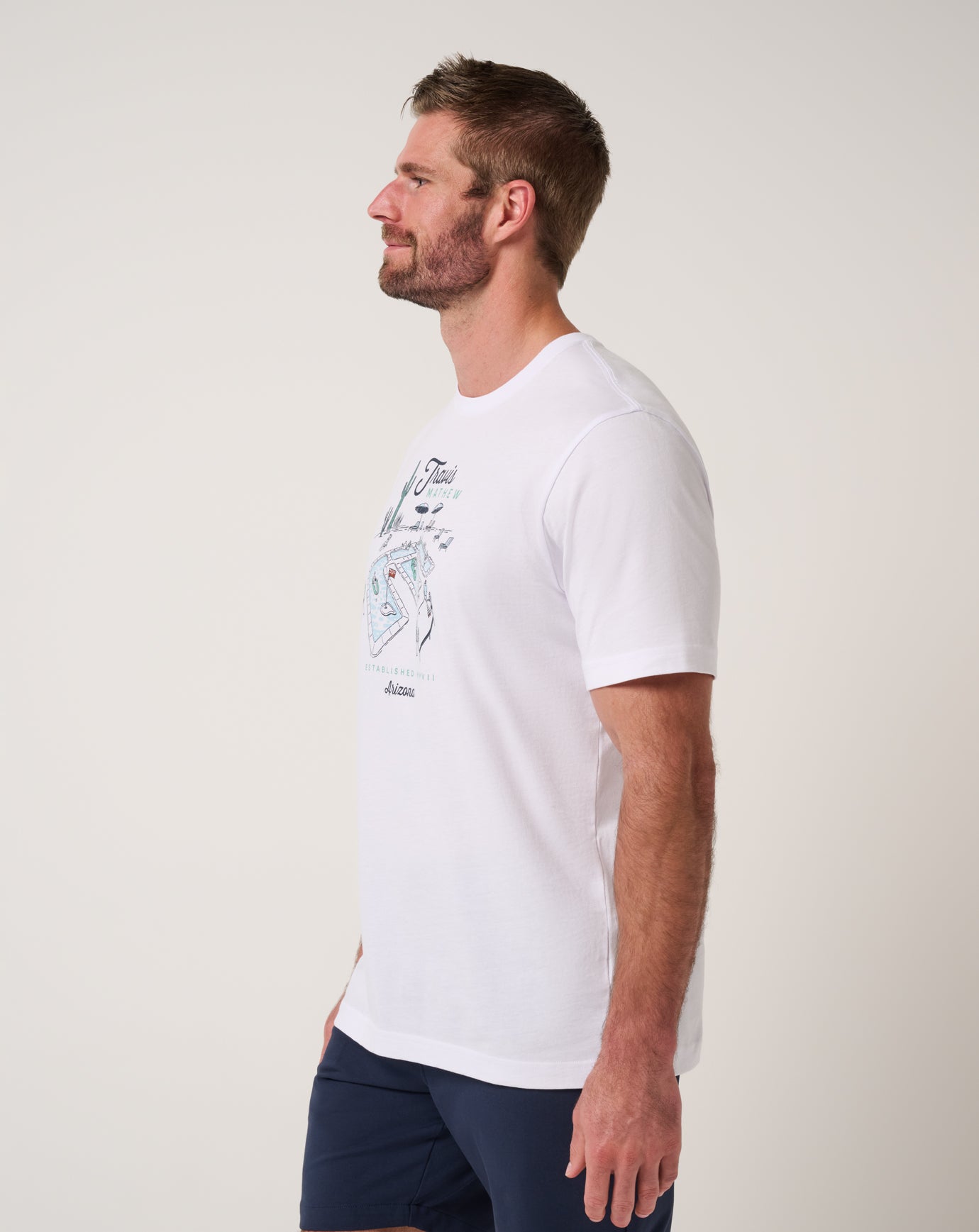 Summer Survival Tee Men/White