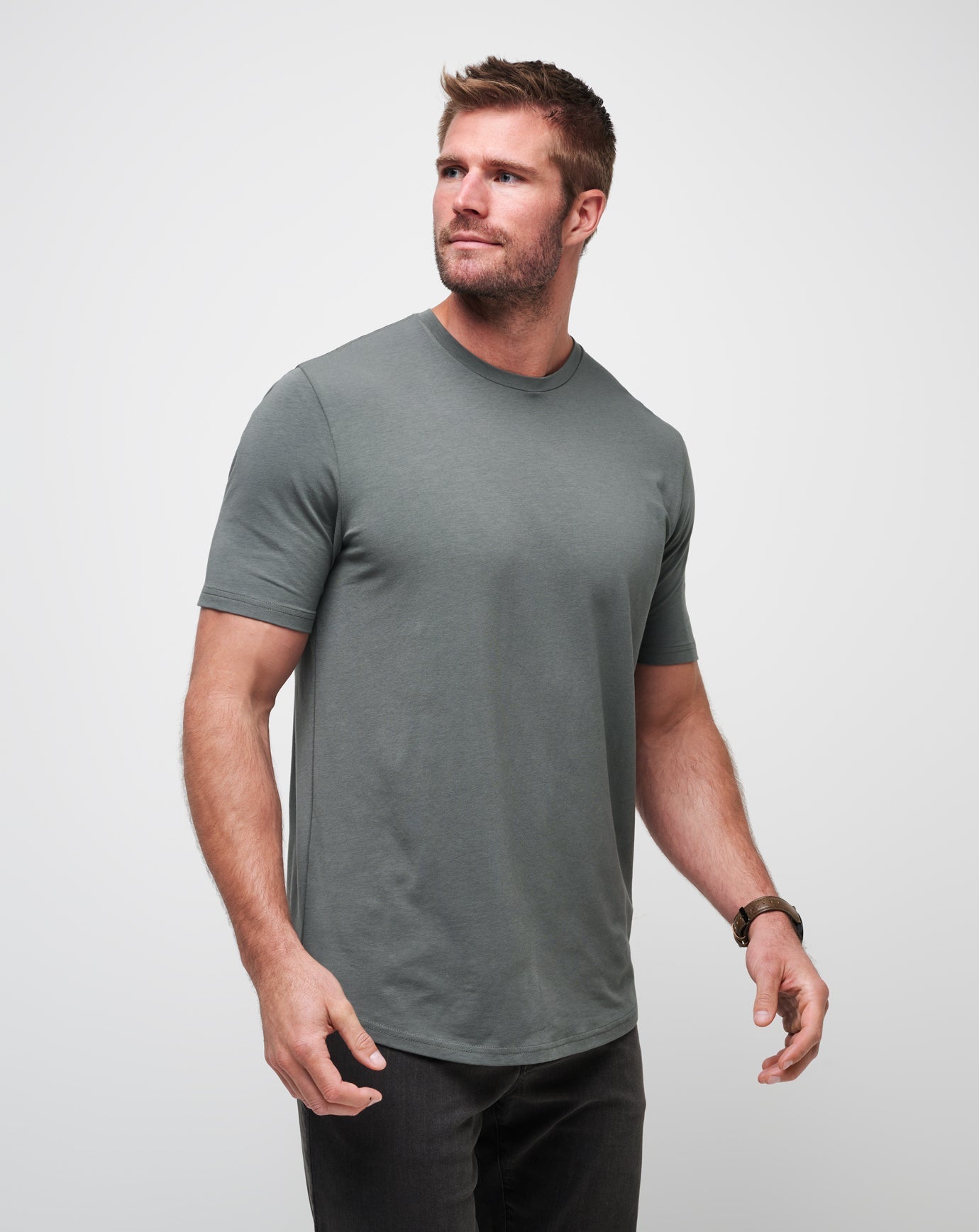 Cloud Crew Tee Men/Dark Olive