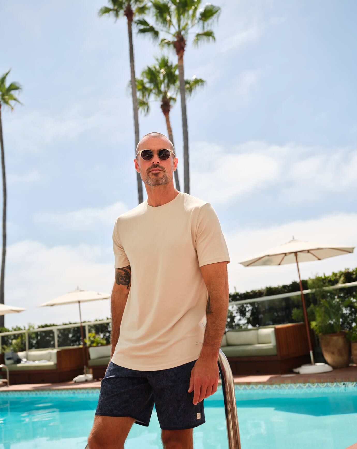 Cloud Crew Tee Men/Italian Sand