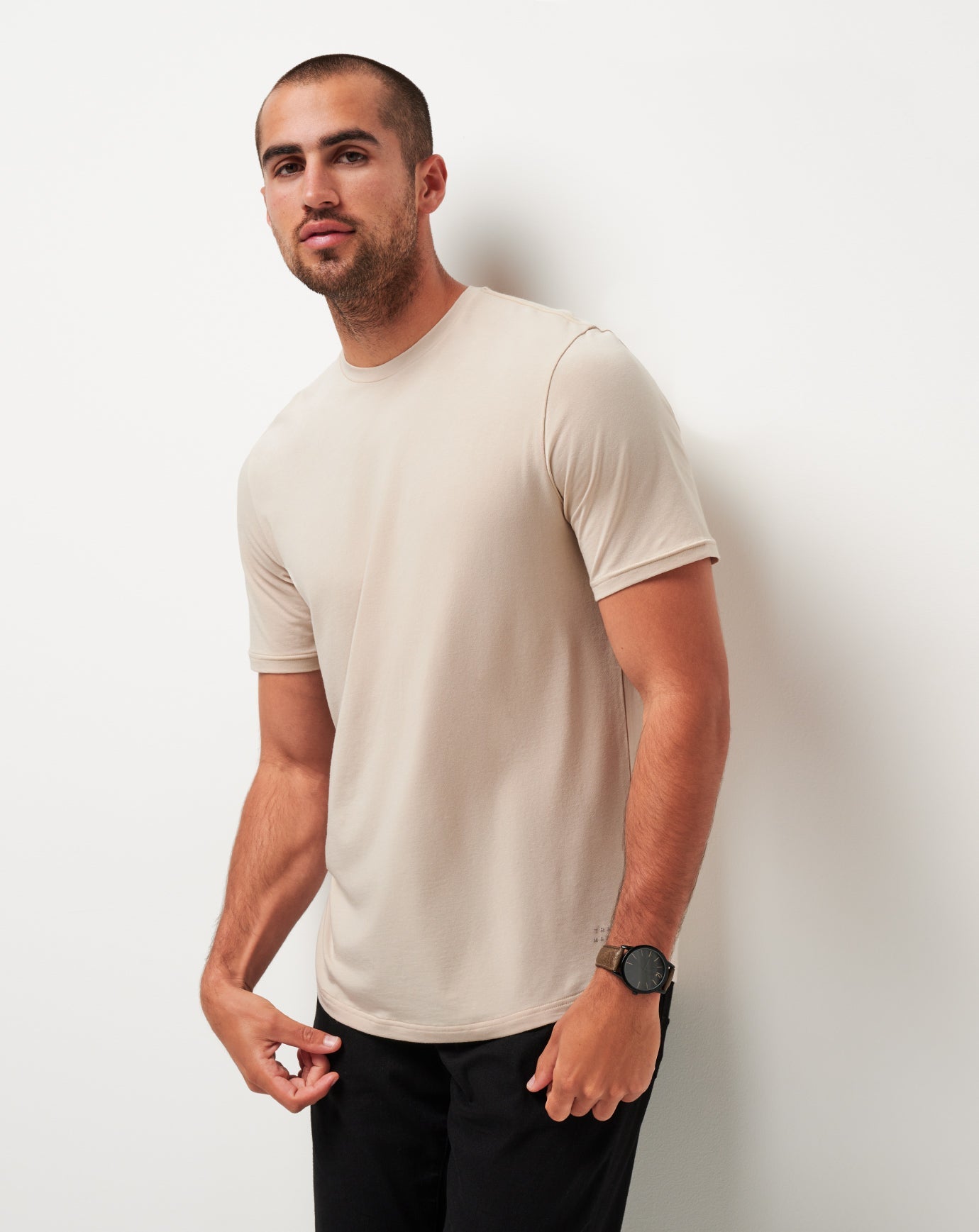 Cloud Crew Tee Men/Italian Sand