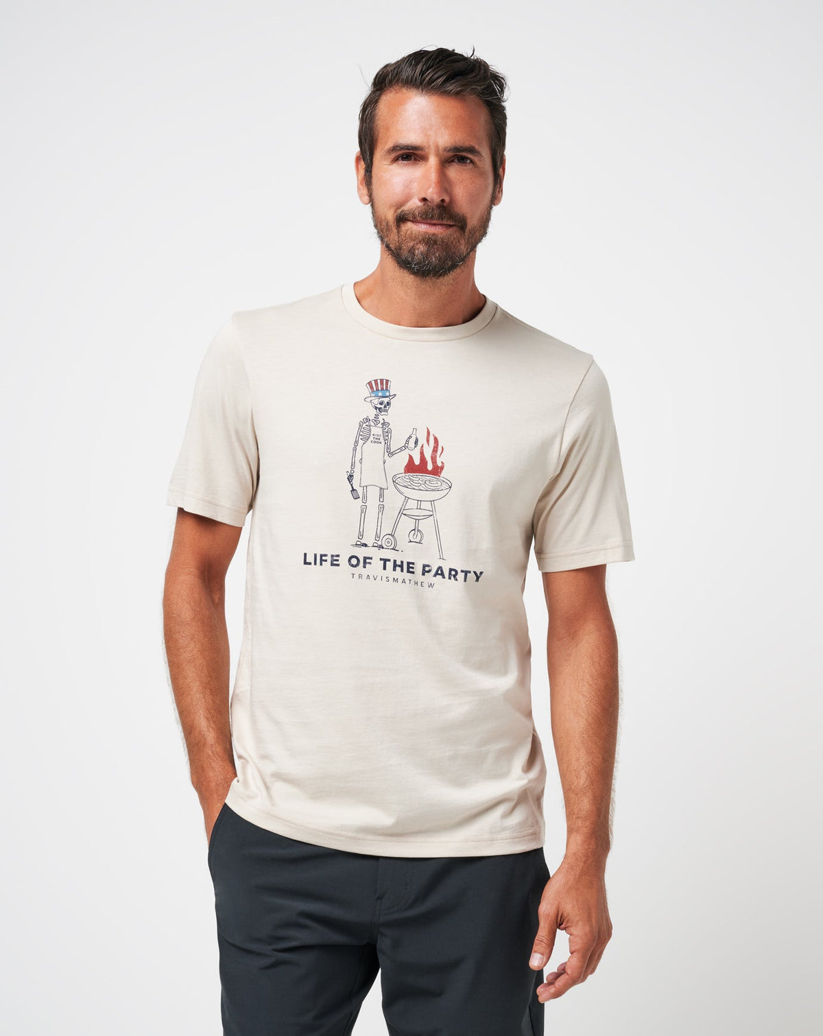 Grill And Thrill Tee Men/Italian Sand