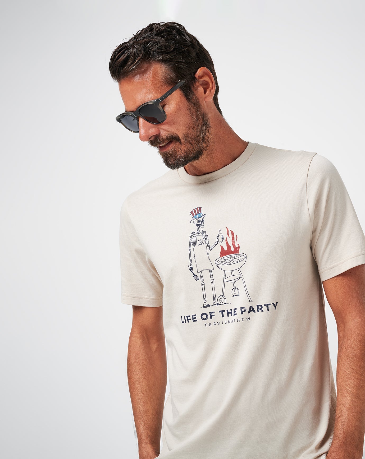 Grill And Thrill Tee Men/Italian Sand