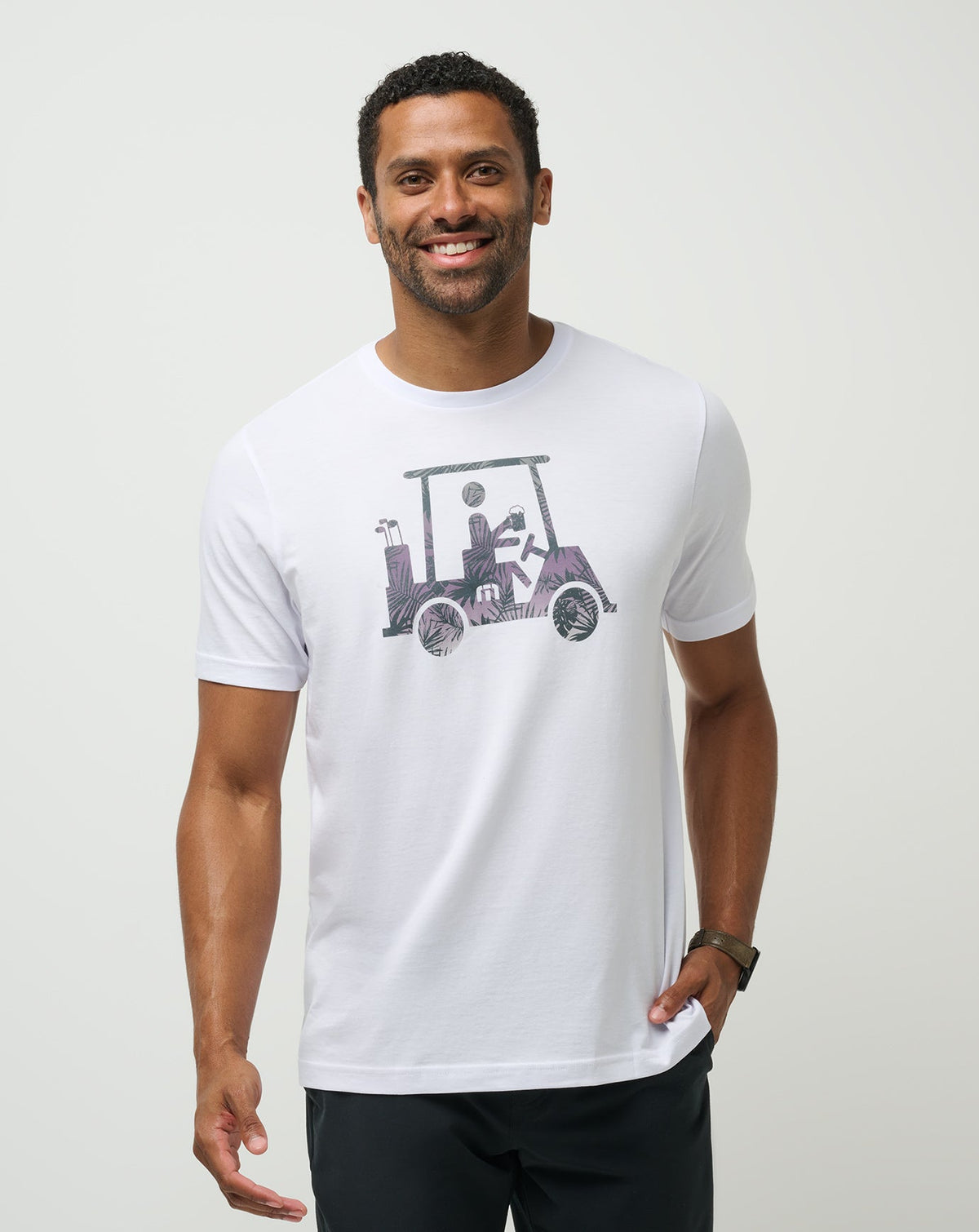 Catch And Release Tee Men/White