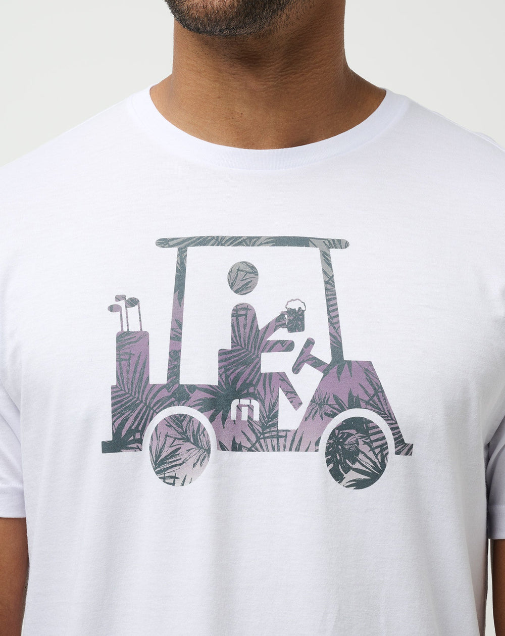 Catch And Release Tee Men/White