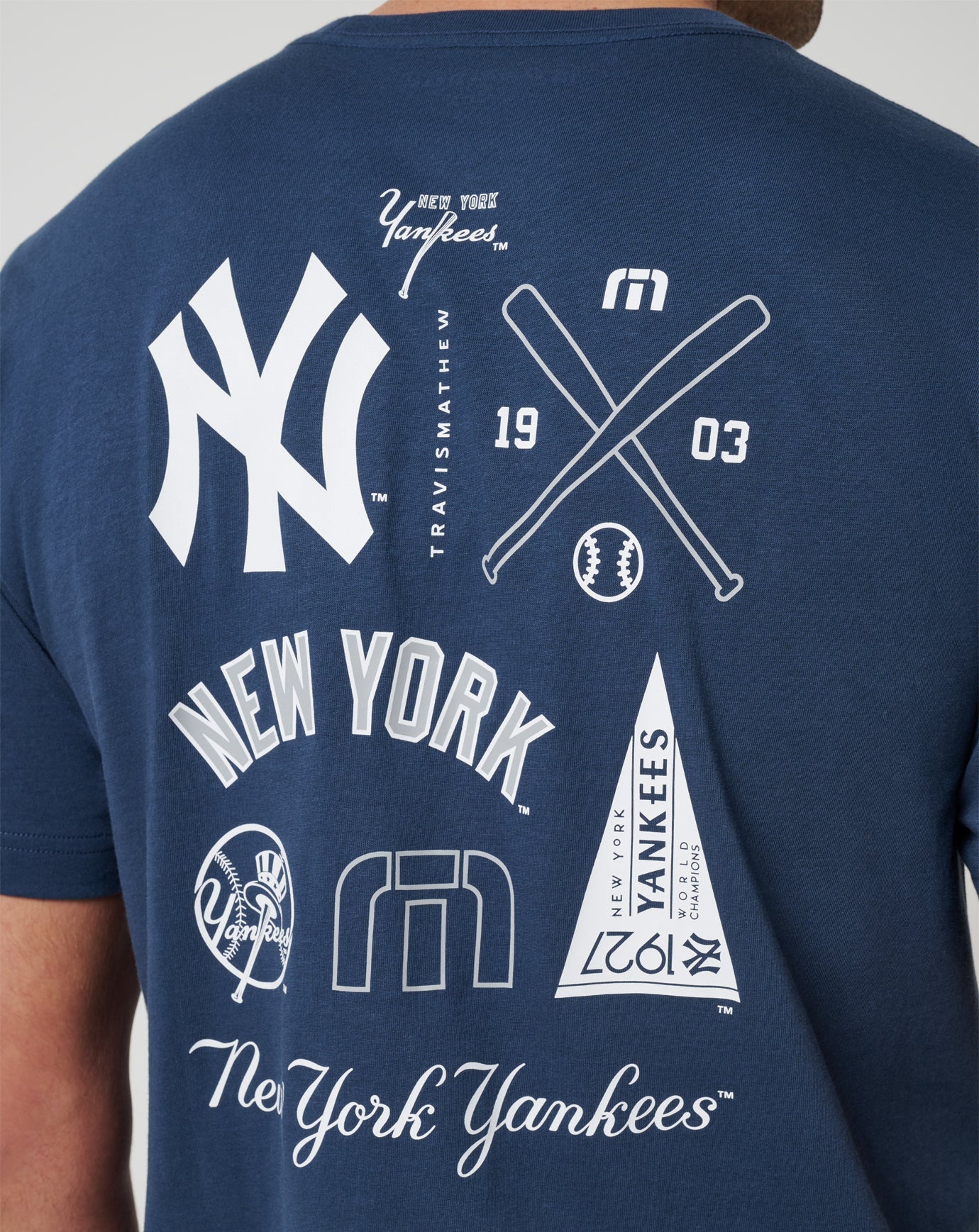 New York Yankees Friendly Rivalry Tee Men|Game Day|New/Navy
