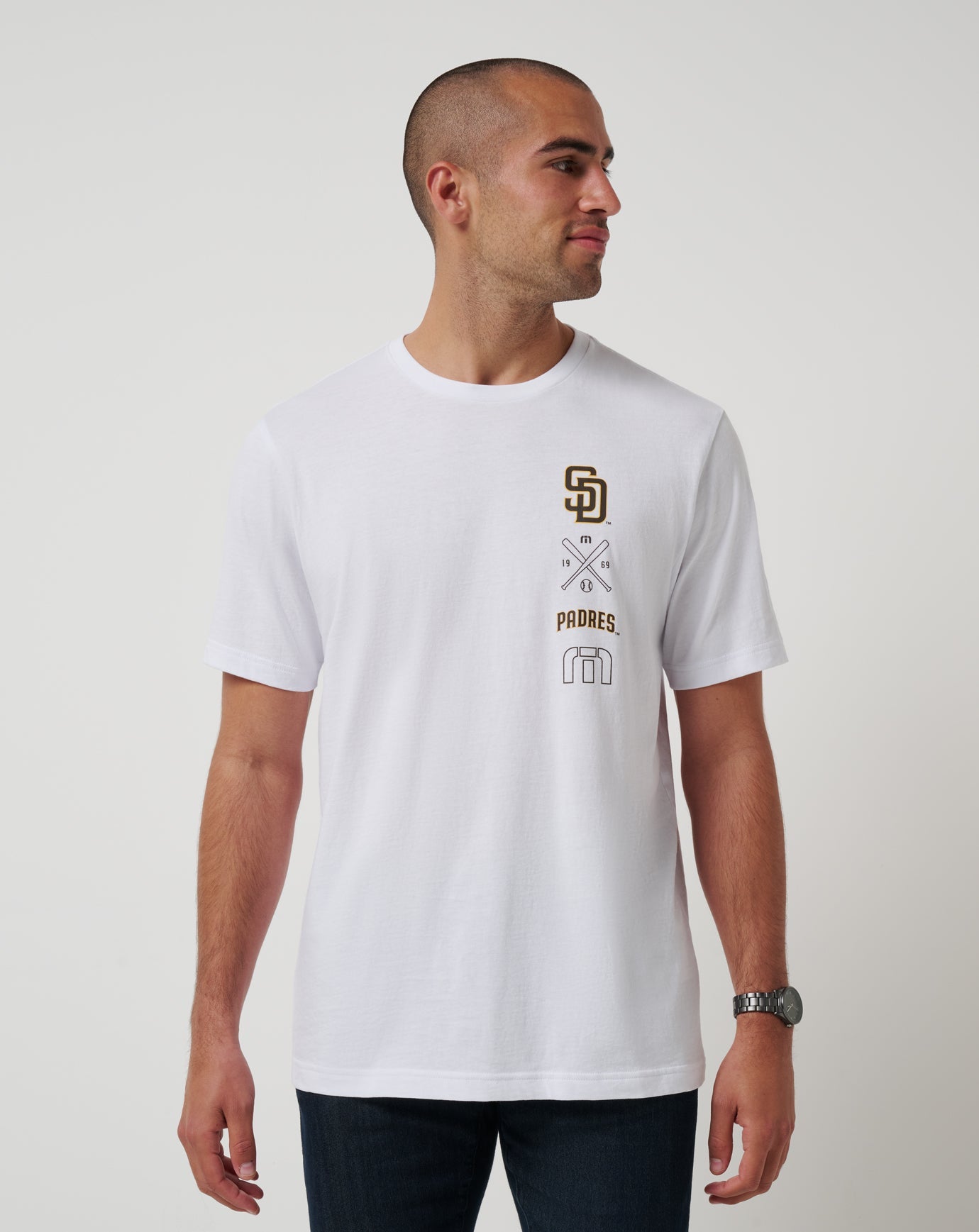 San Diego Padres Sunset Slam 2.0 Tee Men|Game Day|New/White