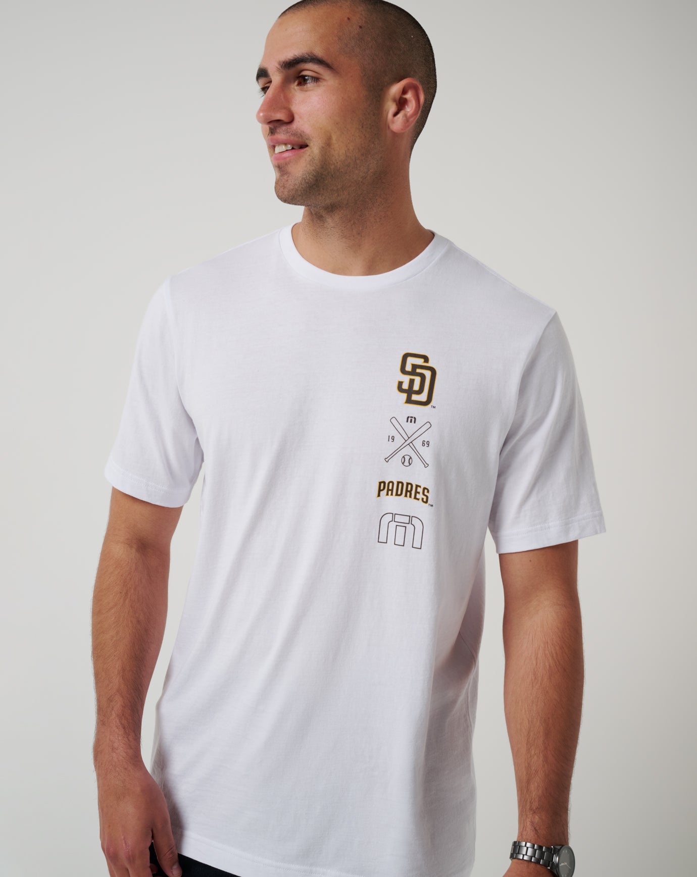 San Diego Padres Sunset Slam 2.0 Tee Men|Game Day|New/White