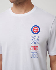 Chicago Cubs Sunset Slam 2.0 Tee Men|Game Day|New/White