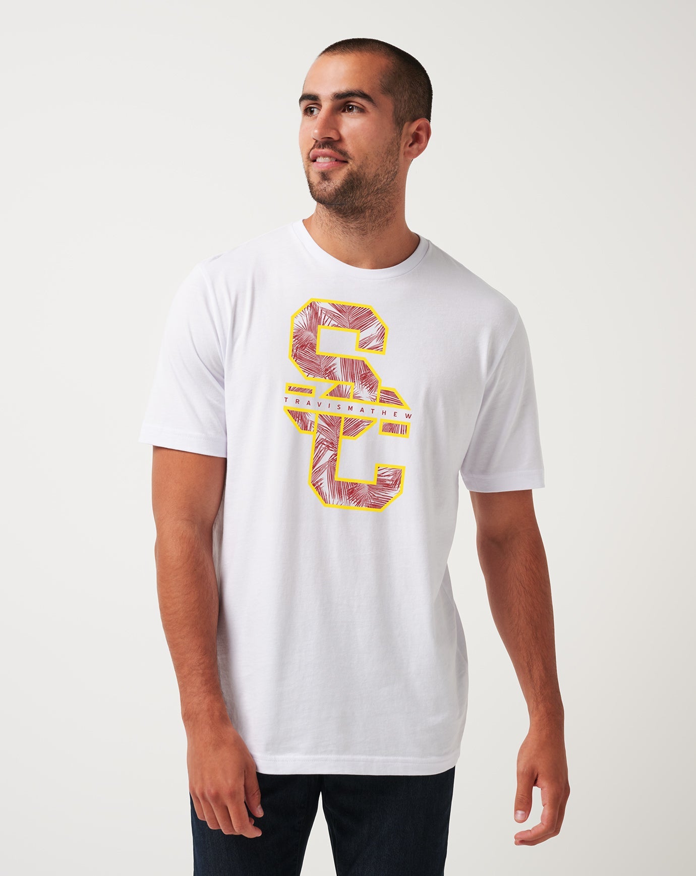 USC War Paint Tee Men|Game Day|New/White