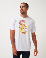USC War Paint Tee Men|Game Day|New/White