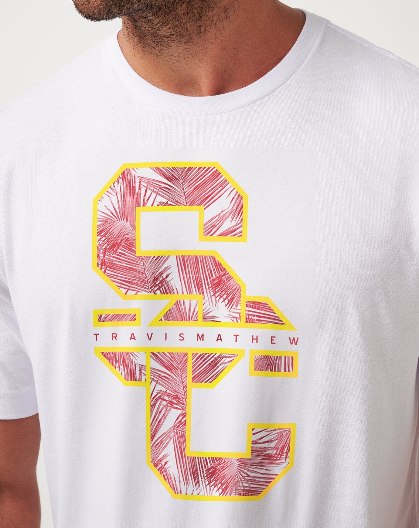 USC War Paint Tee Men|Game Day|New/White