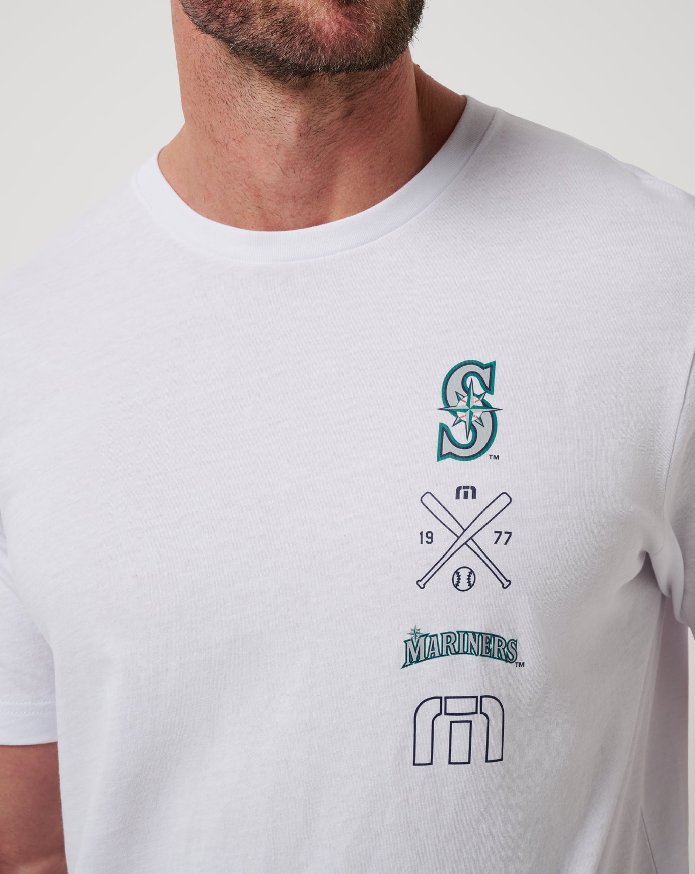 Seattle Mariners Sunset Slam 2.0 Tee Men|Game Day|New/White