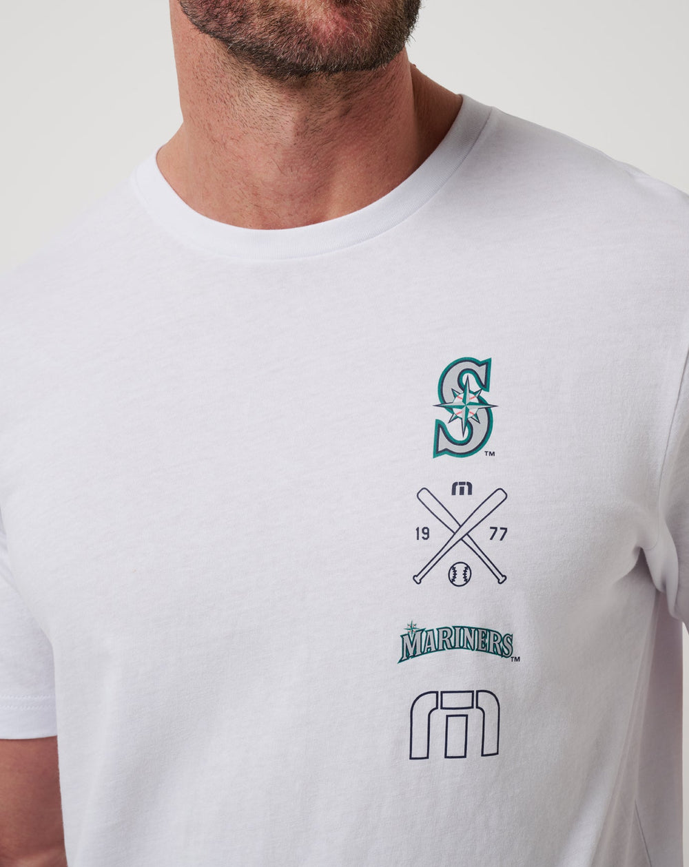 Seattle Mariners Sunset Slam 2.0 Tee Men|Game Day|New/White