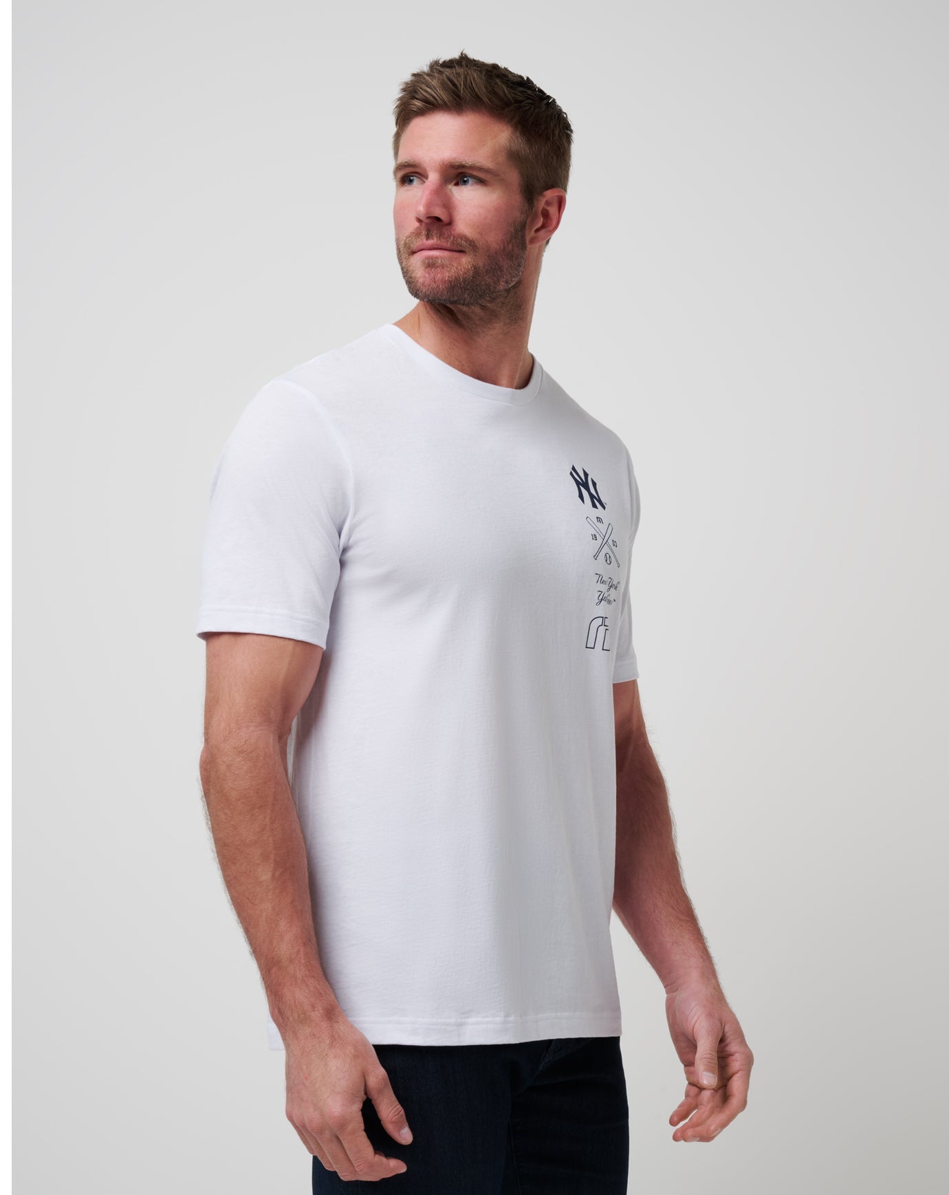 New York Yankees Sunset Slam 2.0 Tee Men|Game Day|New/White