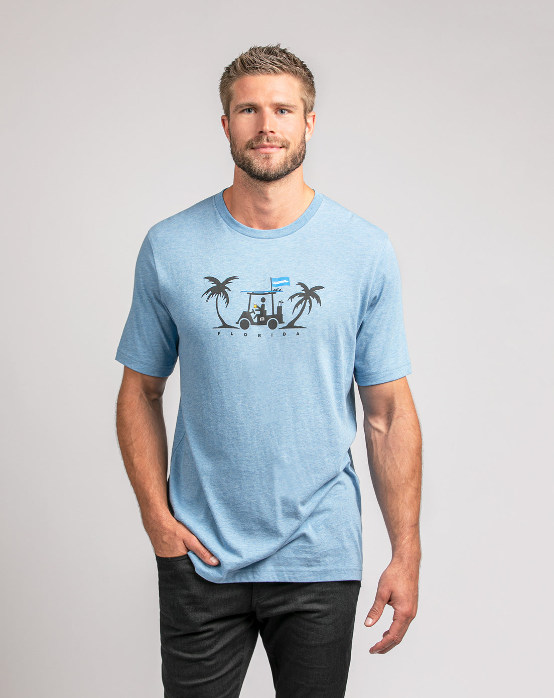 Everglades 2.0 Tee Men/Heather Allure