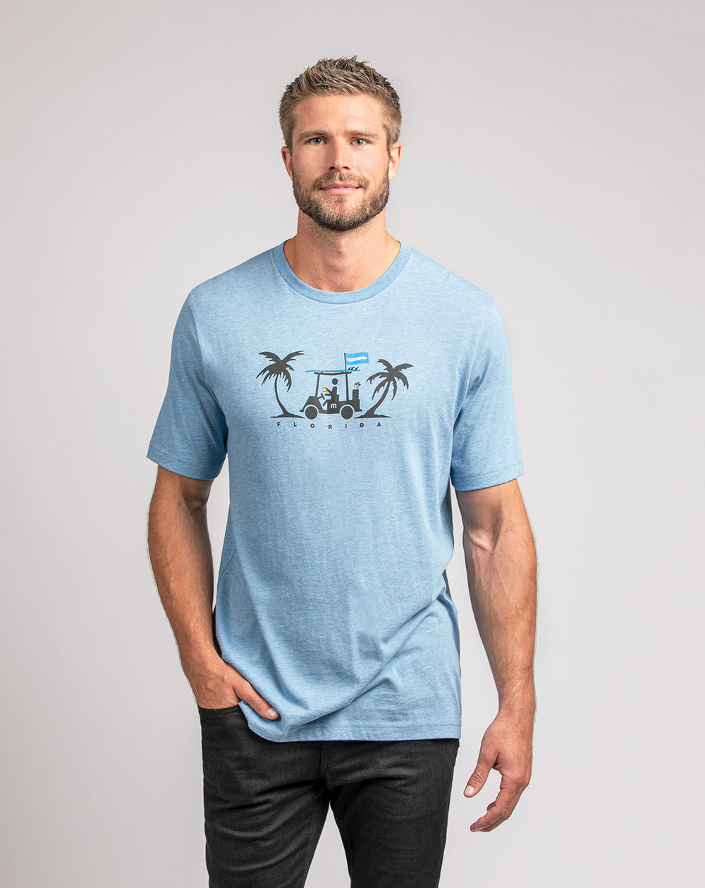 Everglades 2.0 Tee Men/Heather Allure