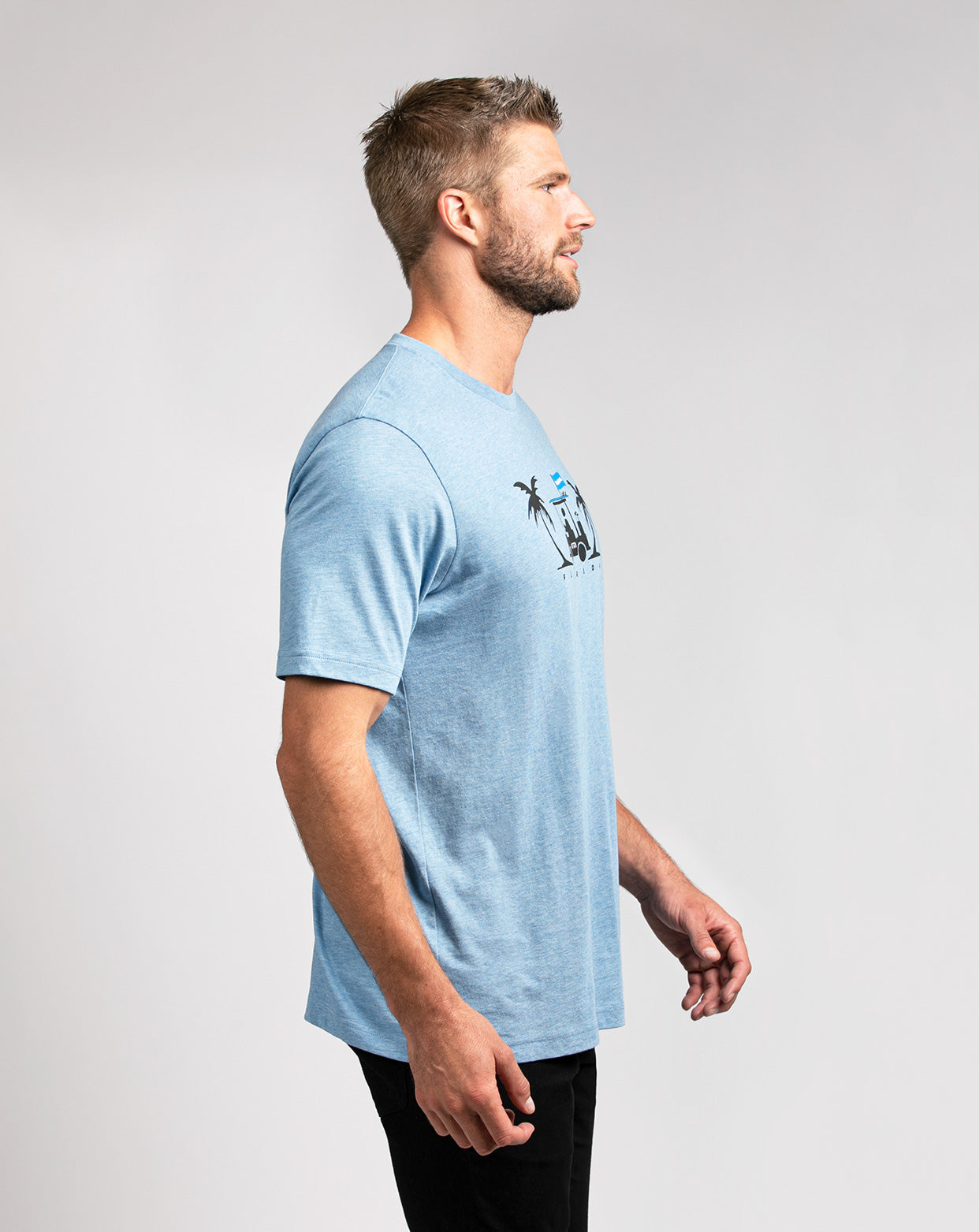 Everglades 2.0 Tee Men/Heather Allure